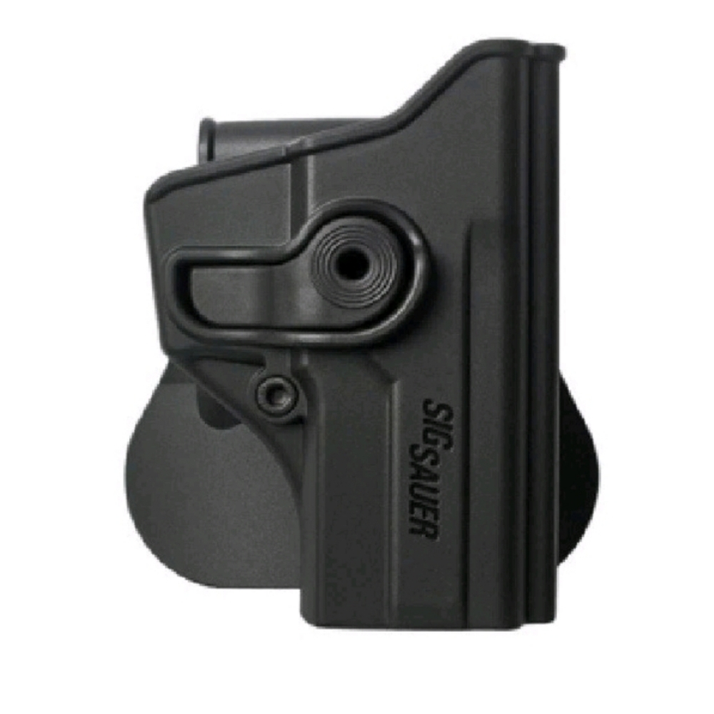 IMI Black Polymer Retention Roto Holster for Sig Sauer P250 Compact use by IDF